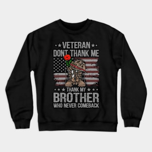 Veterans Shirts | American Flag Veterans Day Crewneck Sweatshirt